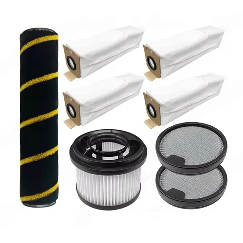 A85I-For Dreame Z10 Station/Z20 Station Robot Vacuum Cleaner Accessories Kit Roller Brush HEPA Filter Dust Bag