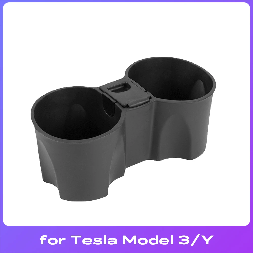 

For Tesla Model 3 Y Water Cup Holder Center Console Accessories Non-slip Waterproof Non-toxic Odorless Car Coasters