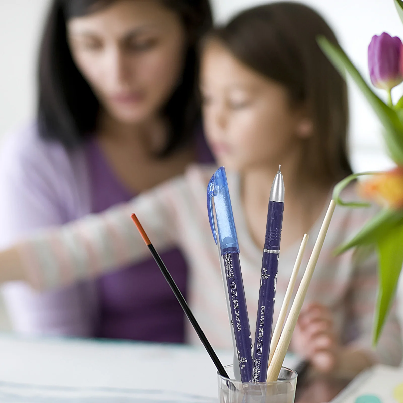 

12Pcs Erasable Pen Set Blue Ink Smooth Writing Fine Point Pens Quick Dry for Students Office Note Taking Blue Erasable Pens