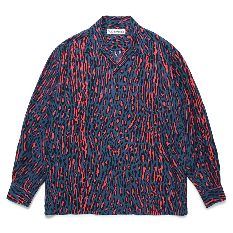 WACKO MARIA Multicolour Shirt Autumn Winter Mens Womens Printed Embroidery Brand Fashion Long Sleeve Shirt