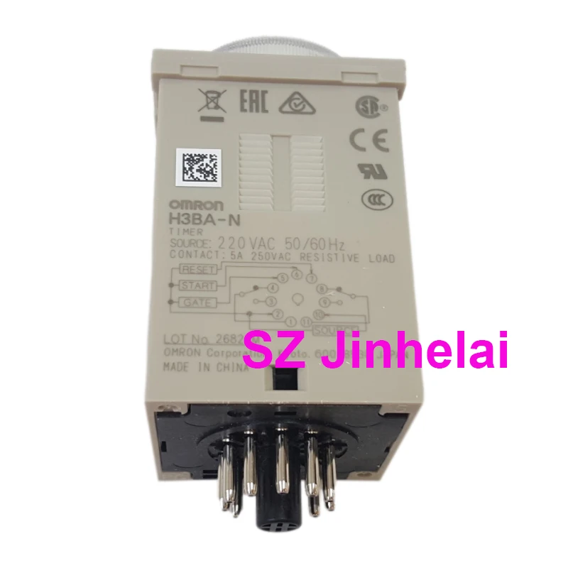 Authentic Original OMRON TIME RELAY 11Pin Time delay H3BA-N 220VAC 24VDC Timing can be adjusted реле времени