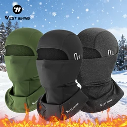 WEST BIKING Winter Balaclava Cycling Face Mask Warm Fleece Windproof Dustproof Neck Warmer Hood for Bicycle Motorcycle Skiing