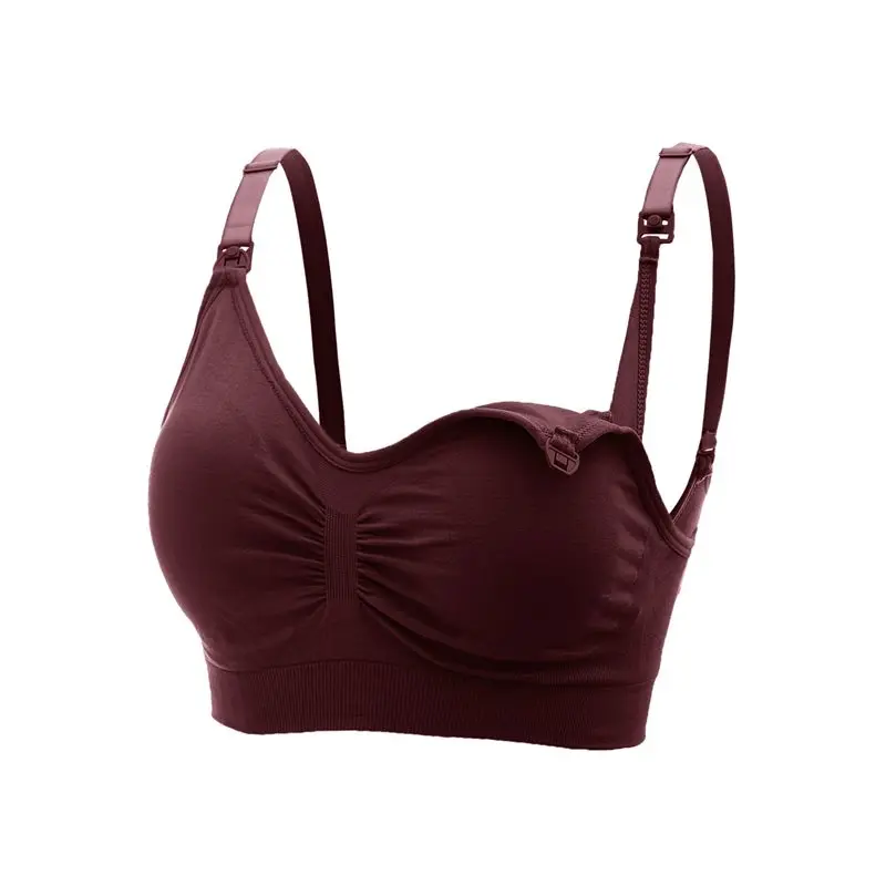cygj-女性用フロントフリルクリップダウンバックフックマタニティワイヤレス授乳ブラ-カラーナンバー-30リットル