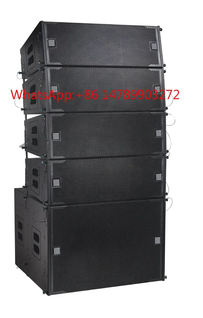 

Hot 450W Double 8 Inch Passive Line Array Speaker System Compact Ferrite Magnet for Stage Conference DJ Audio Events