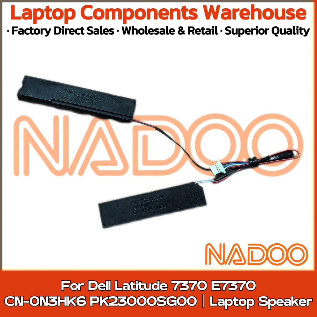 New Original Laptop Notebook Audio Speaker For Dell Latitude 7370 E7370 built-in speaker horn audio CN-0N3HK6 PK23000SG00