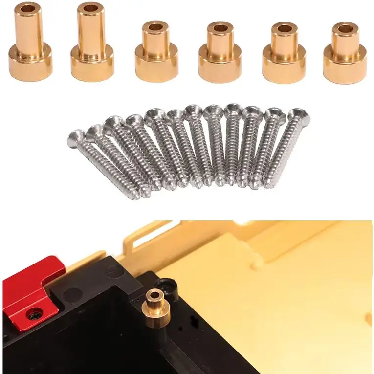 For MN82 LC79 MN82S Pro Brass Car Shell Raise The Column Heighten Bracket 1 Set 1/12 Modified Big Wheel Special Upgrade Parts