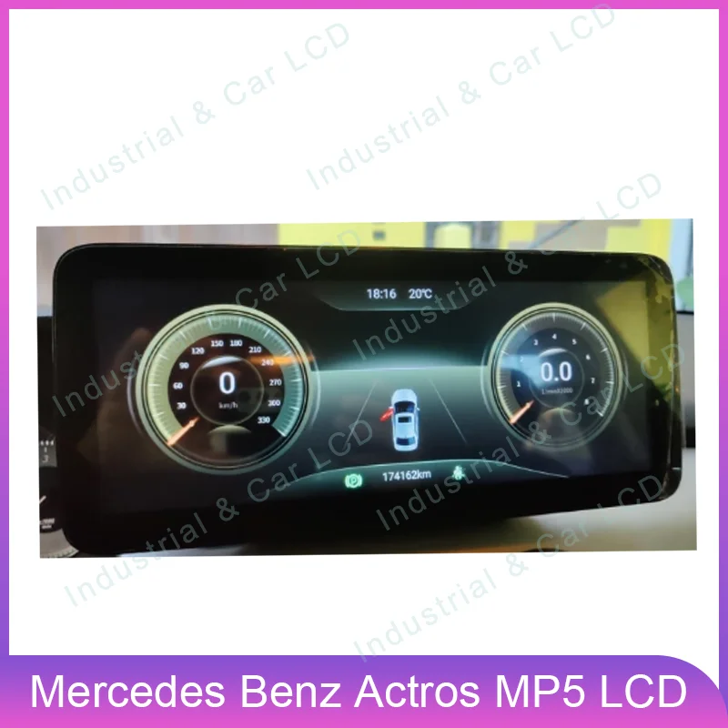 10.25 Inch LCD Display With Touch Panel For Mercedes Benz Actros MP5 TRUCK H-MH Car DVD Navigation LCD Monitor Repair