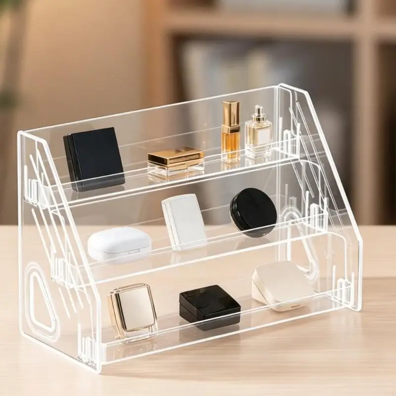 Multilayer Trading Card Stand Stand Clear Acrylic Card Display Shelf For Collectible Baseball Basketball Trading Cards F19E