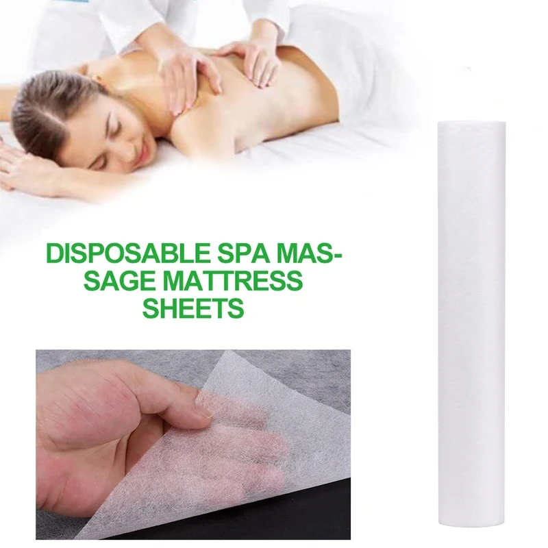 

50pcs/Roll Massage Table Sheets Sets Disposable SPA Bed Sheets Non Woven Lash Bed Cover Tattoo Supply