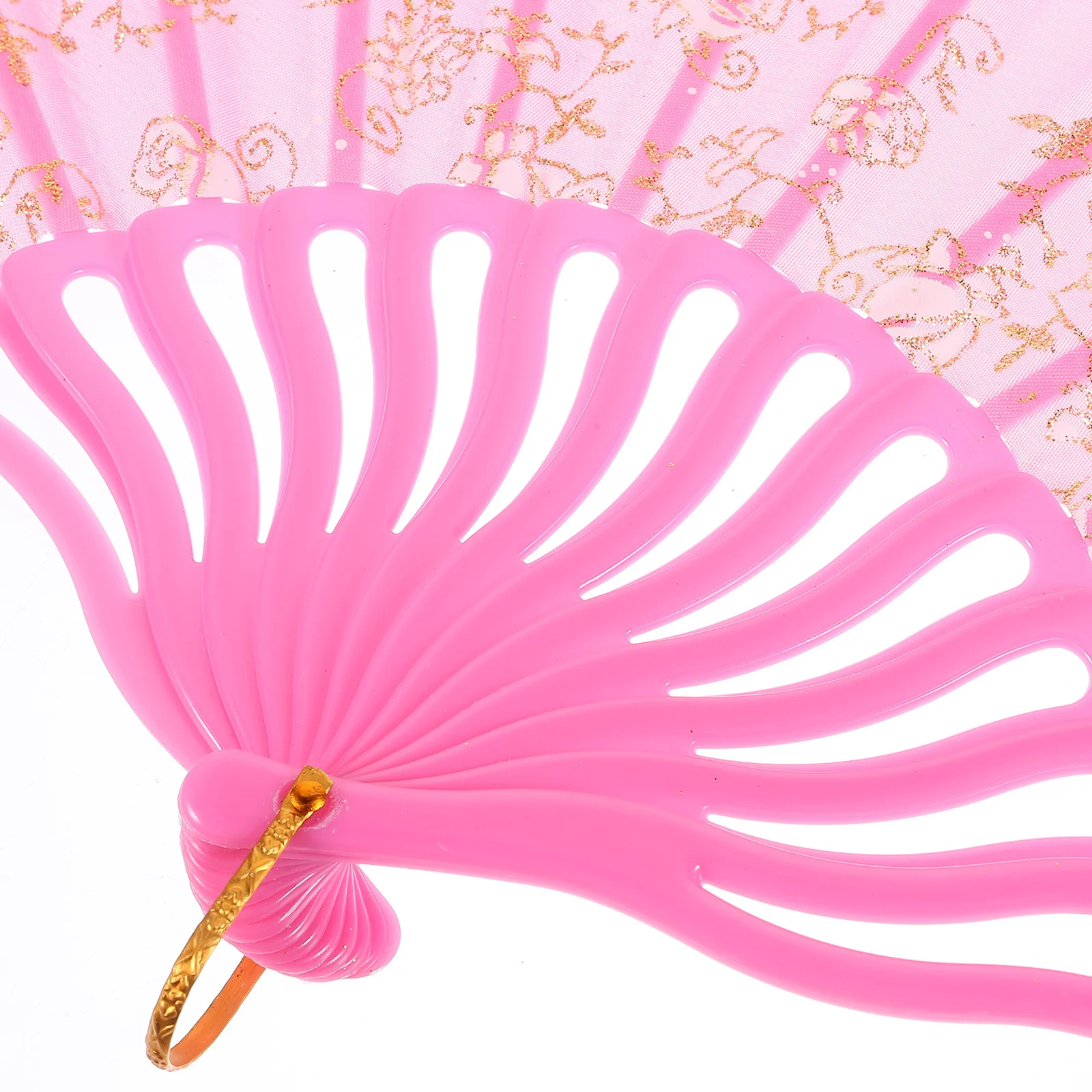 

Vintage Small Rose Lace Handheld Folding Fan Compact Decorative Fan for Wedding Party Dancing Stage Performance Gift