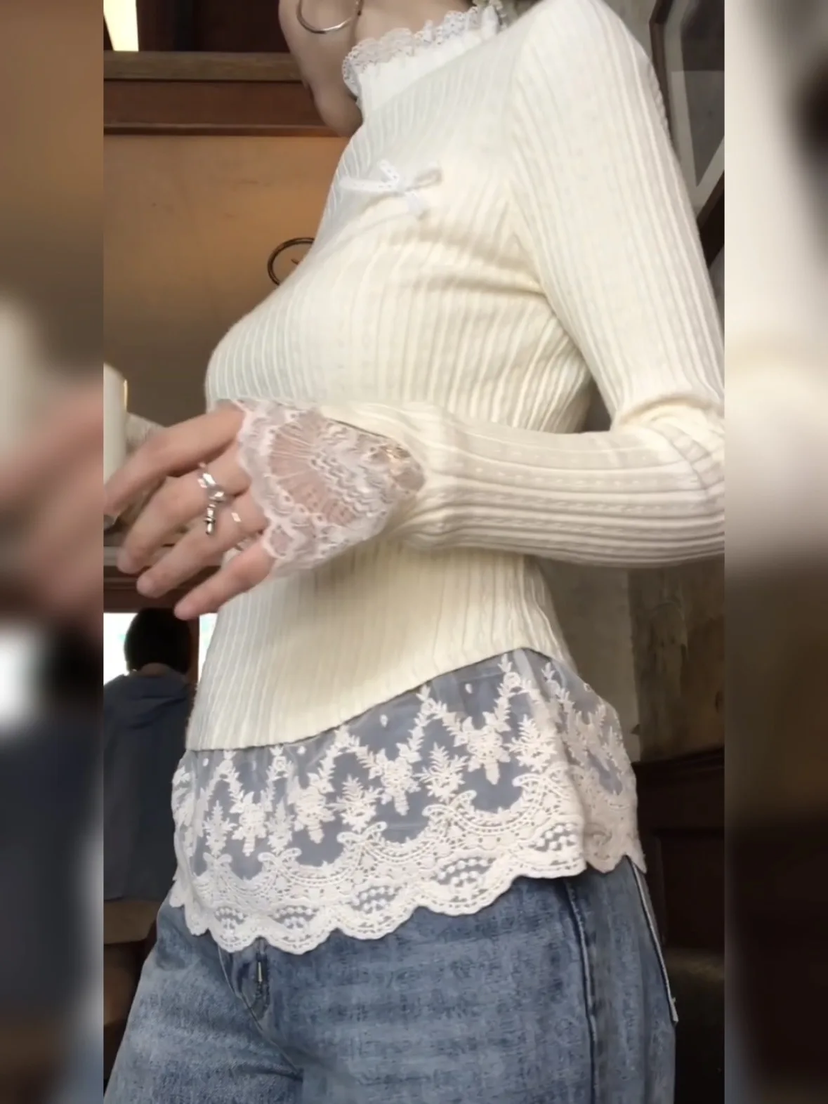 

Sweaters Jumpers Pullovers Women Girls Half-Neck Layered Look Christmas Holiday Festival Professional Formal Solid Elegant Fall