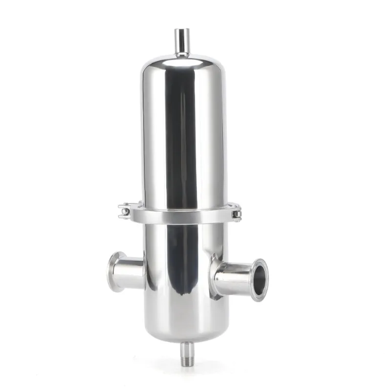 Food Grade SS304 316 Air Filter Stainless Steel Quick Release External Filament Air Filter for Cooking Steam Filtration