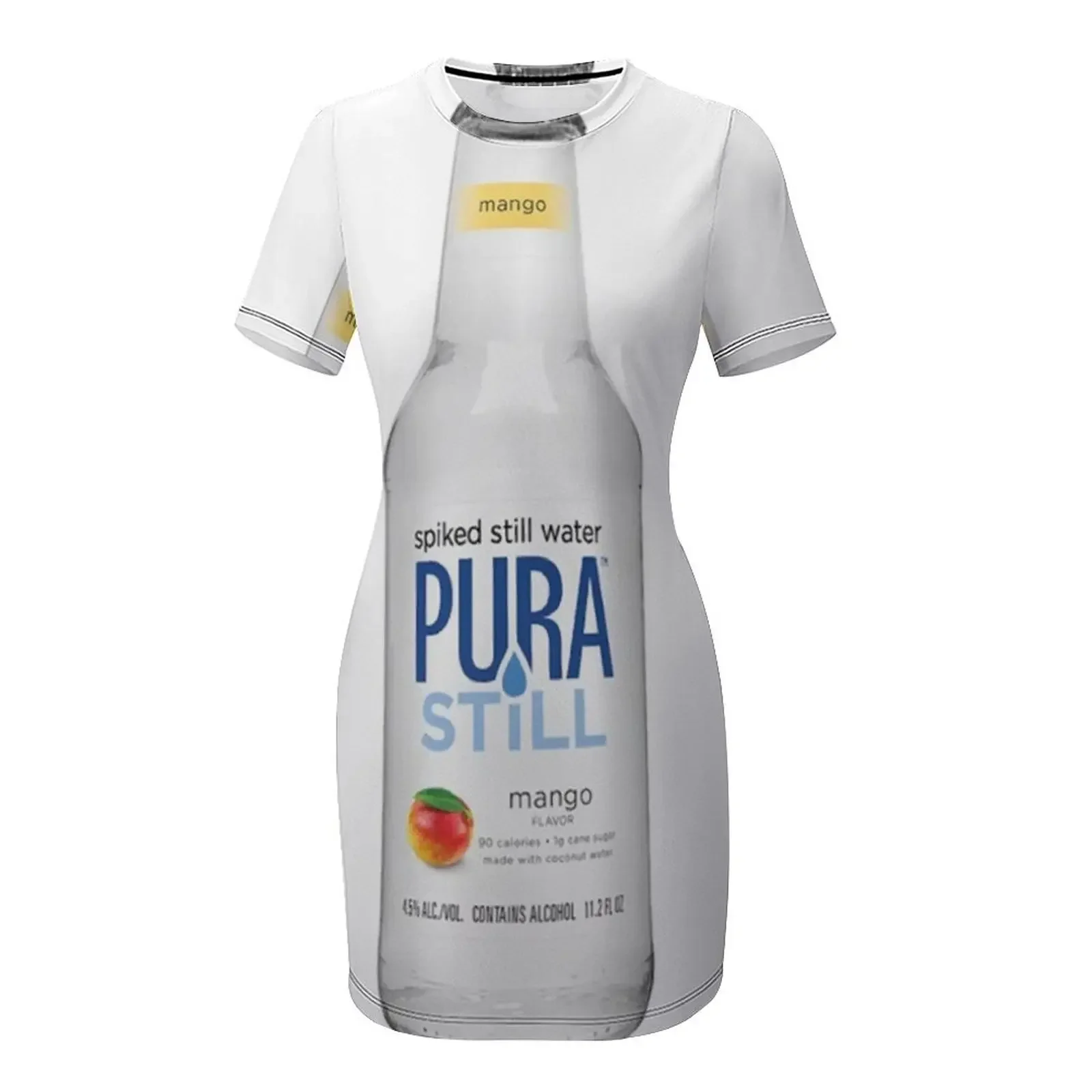 เดรสสั้นแขนสั้นลาย Spiked Water Pura Still Mango สำหรับผู้หญิง ดีไซน์หรูหรา เหมาะสำหรับงานแต่งงาน งานพรอม งานราตรี