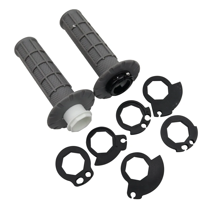 Non Slip Lock-On Grips Handle, Universal Motorcycle Handlebar Grips With The Snap-In Cam, Dirt Pit Bike Handgrip