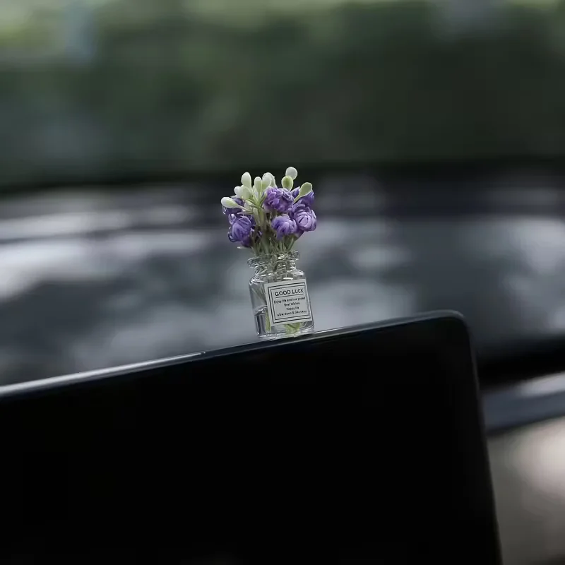 1pc exquisite simulation miniature flower POTS, for desktop decoration, DIY handicrafts, car decoration