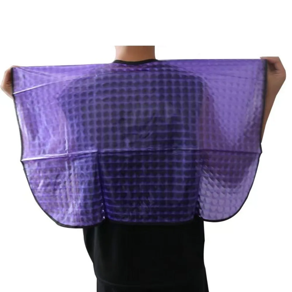 Practical Waterproof Hair Salon Shawl Reusable Adjustable Haircut Cape Hairdressing Accessory Hair Dyeing Apron Shampooing