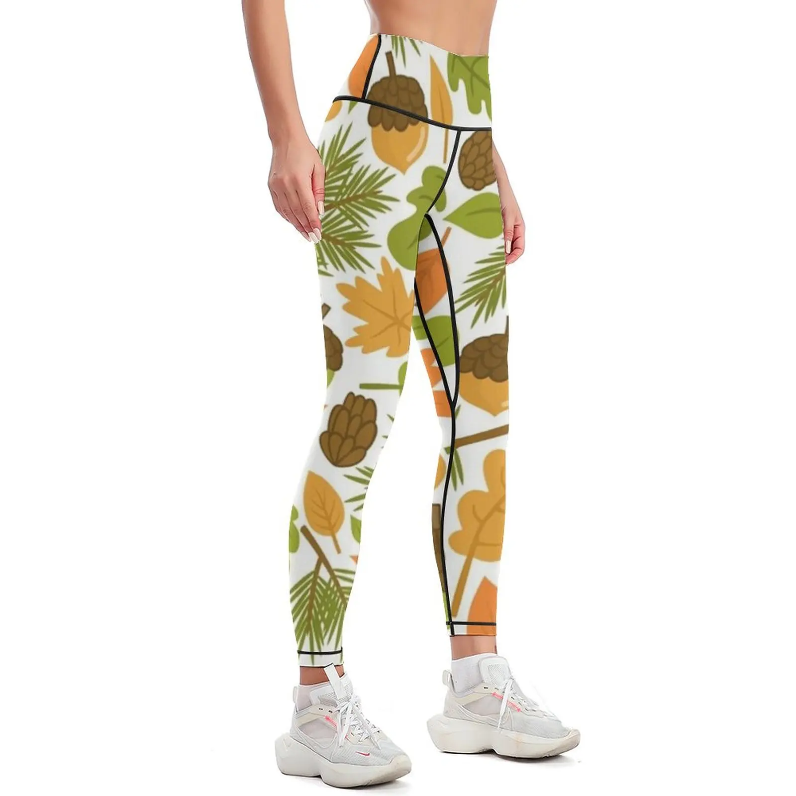 falling fruits and leaves Leggings sporty woman gym legging pants raises butt Women's sports harem pants Womens Leggings