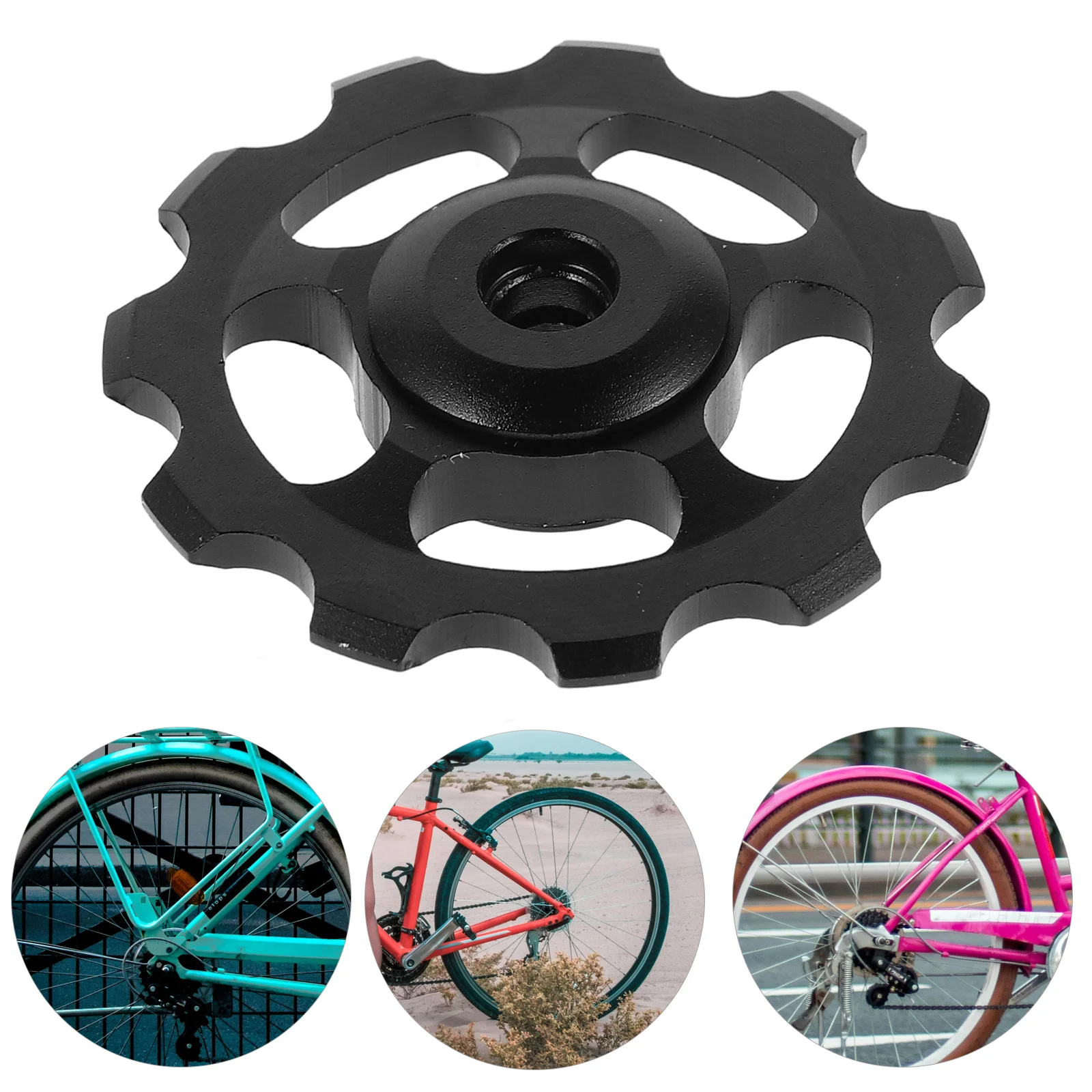 

Aluminum Alloy 11T Mountain Bike Rear Derailleur Pulley Wheel Metal Bearing Guide Wheel for Bicycle Rear Derailleur Pulley