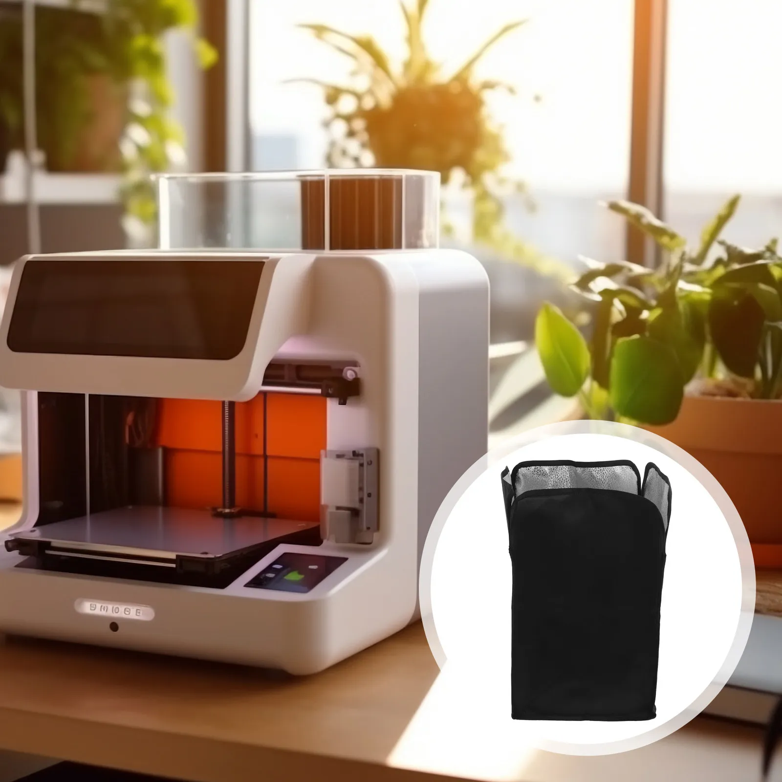 

3D Printer Protective Cover Blackout Enclosure Dust Heat Insulation Sleeve for Workspace Use Printer Insulation Sleeve