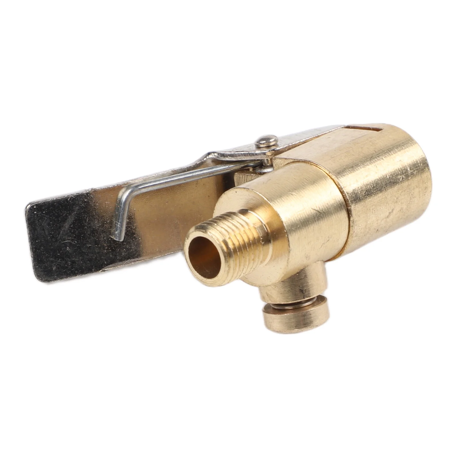 Portable Brass Inflatable Pump Valve Connector for Car Tyre Wheel Suitable for Industrial Route Systems and Car Garage Use