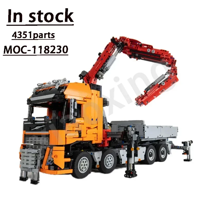 

Городское здание, основной транспортер MOC-118230, электрический кран •4351, детали, модель строительного блока, сращивание, подарок на день рождения для взрослых и детей, игрушки