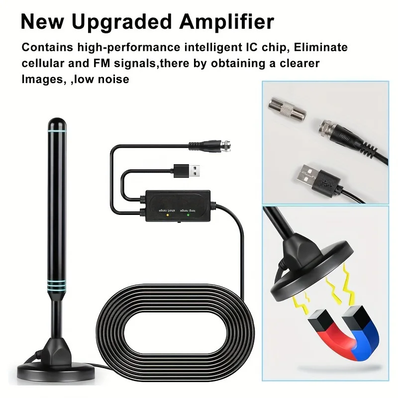 スマート-tv-アンテナ-長距離受信用屋内用-4k-1080p-hd-デジタル-アンテナ、局内チャンネル用のアンプ信号ブースター付き