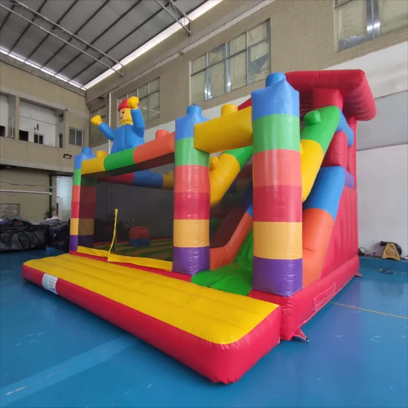 Commercial Outdoor Indoor Children's Bouncy Castle Combination Inflatable Bouncy Bed Slide Integrated Factory Custom Size