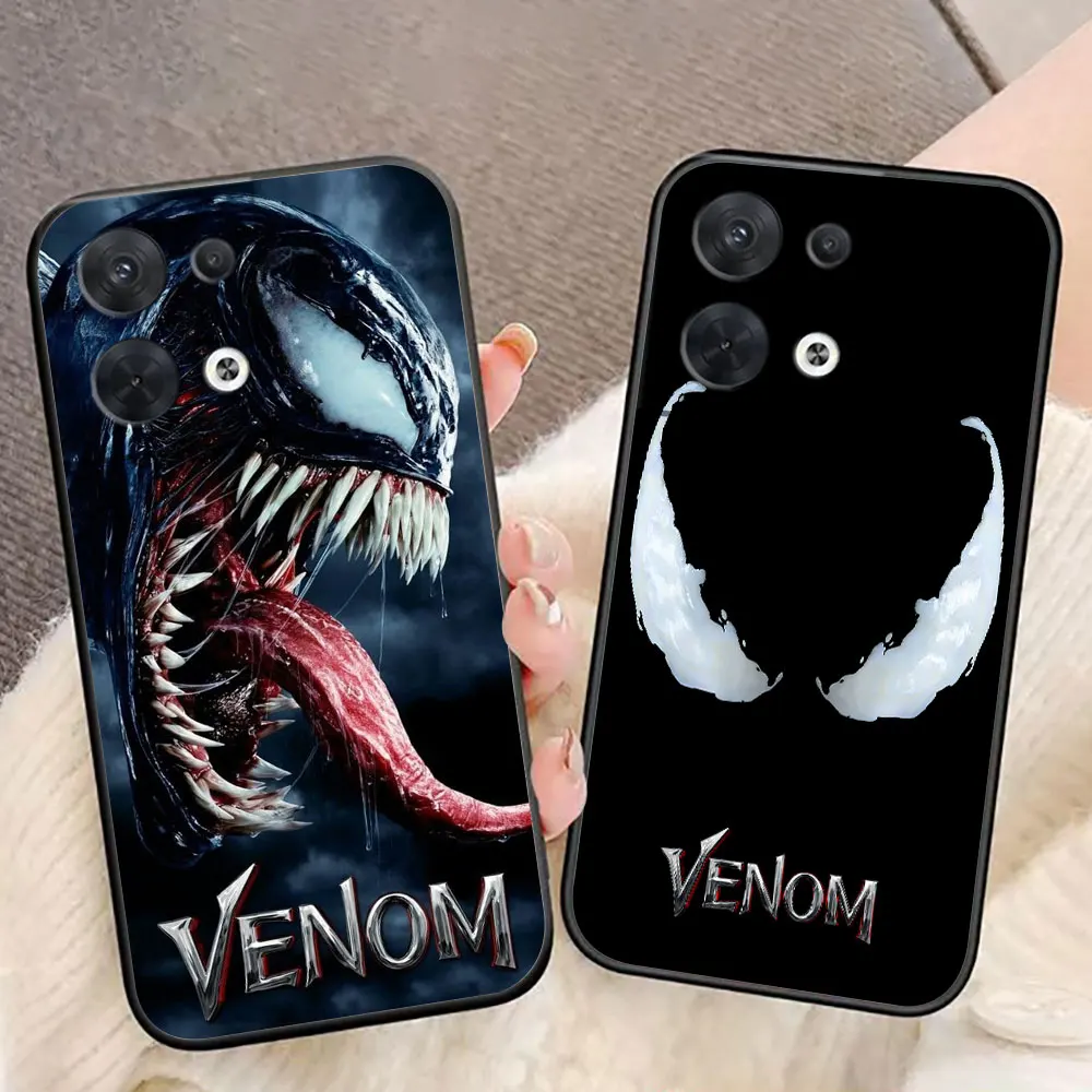 Marvel Horror Venom Phone Case For OPPO RENO 11 11F 10 8T 8 8Z 7Z 7 6Z 6 5F 5 4F 4 3 2F Find X3 PRO LITE 4G 5G Case Funda Shell