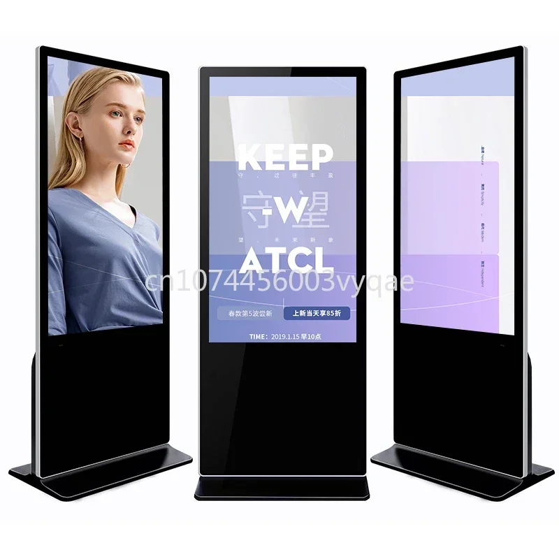 32inch 43inch Android+Touch screen Floor stand network wifi lcd advertising display indoor kiosk standalone digital signage