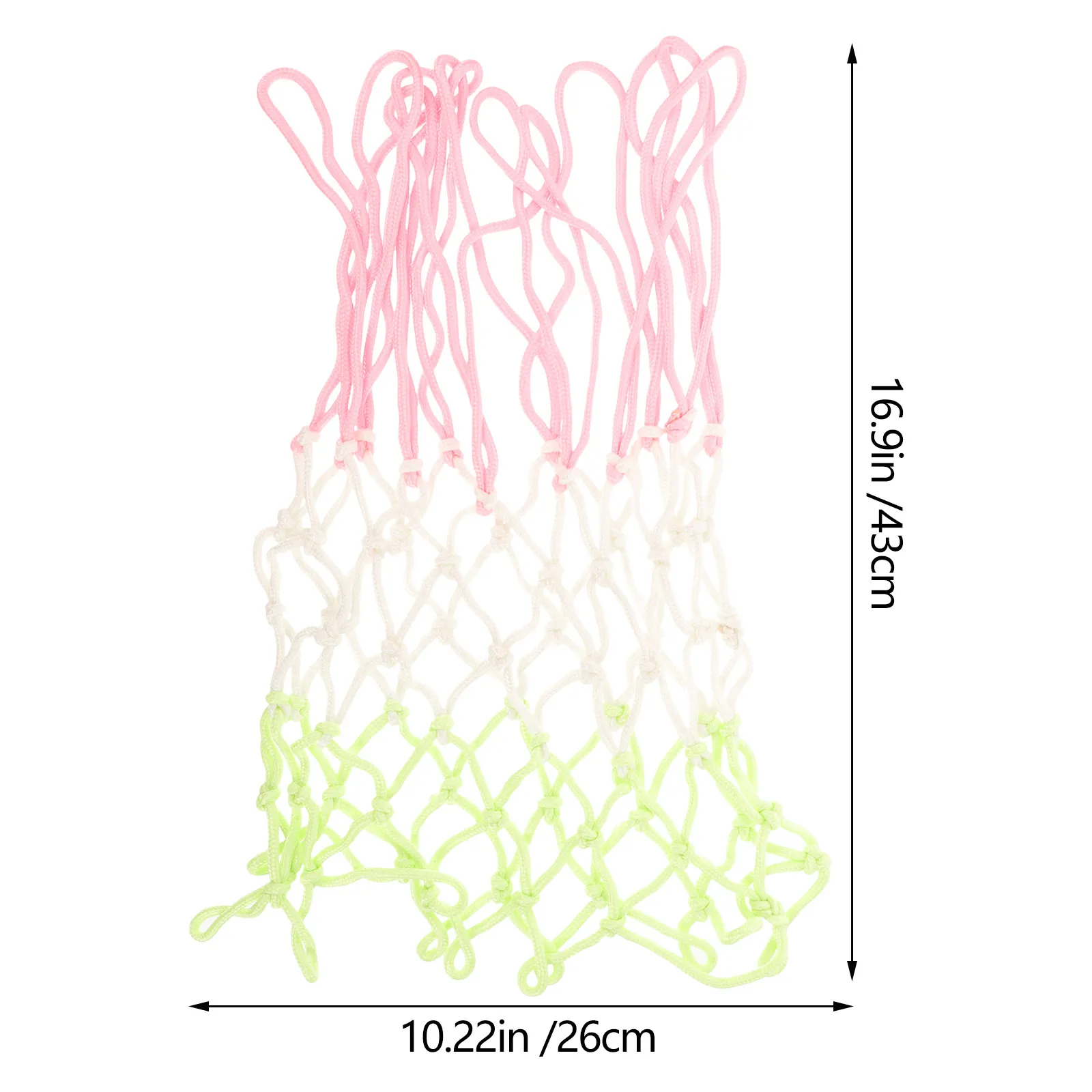 어둠 속에서 빛나는 농구 네트 표준 크기 두꺼운 소재 내후성 야외 스포츠 장비 네트