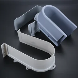 Plastic U Shaped Sink Drawer Slot Cabinet Recessed Under Sink Drainage Grommet Waterproof Baffle Cutout Cover Bathroom Kitchen