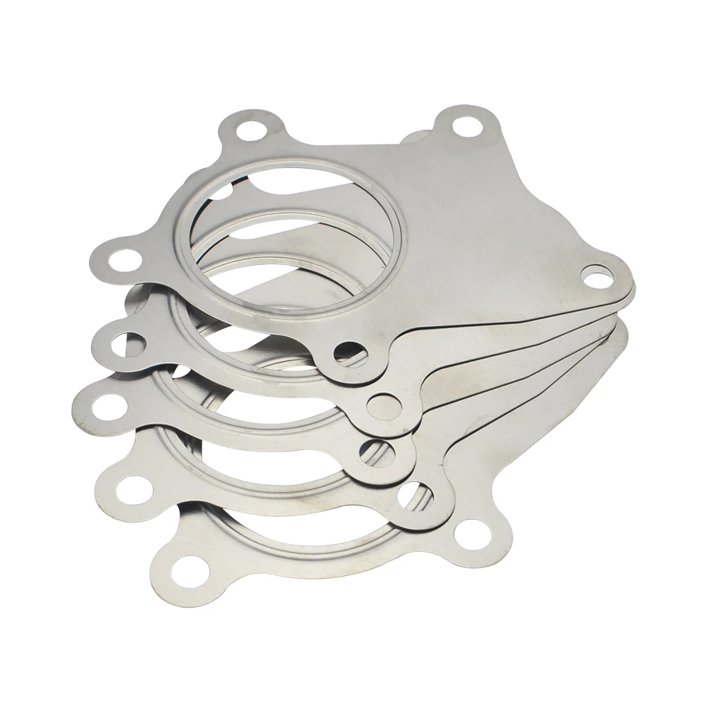 WLR RACING - قطعة واحدة T3/T4 حشية التفريغ التوربينية من الفولاذ المقاوم للصدأ 304 حشية التفريغ A/R.63 WLR4804 #3