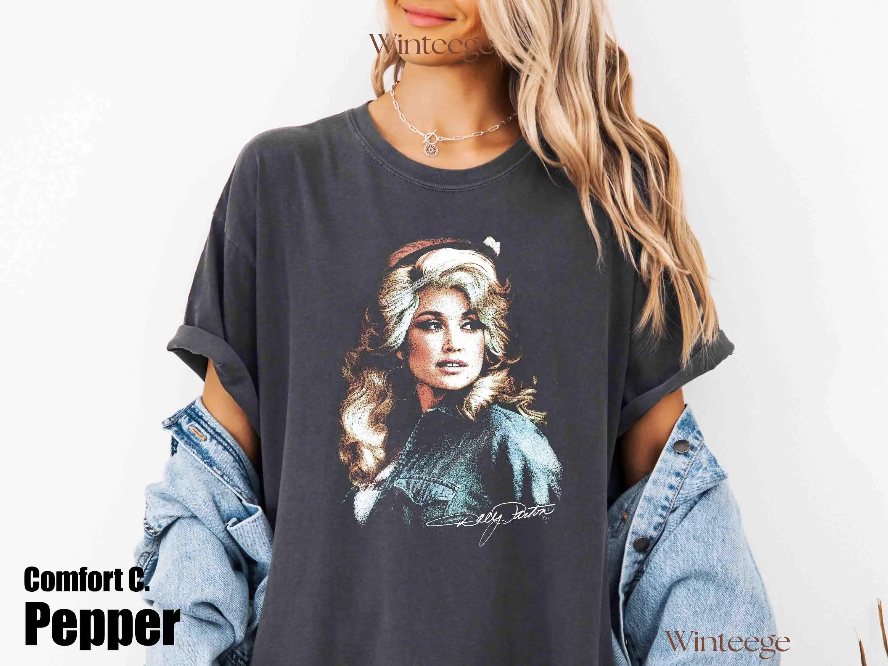 Dolly Parton Signature Vintage Graphic Shirt, Retro Country Music T Shirt, Dollywood Tshirt, Dolly Toddler Shirt, Youth Tee
