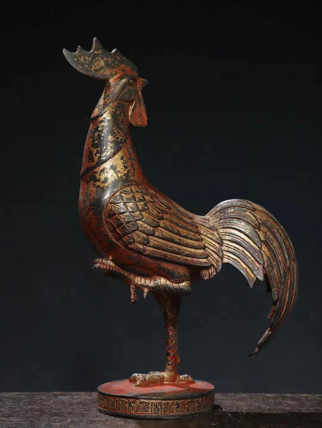 

Antique Chinease copper mighty cock statue, Handicrafts, best collection&adornment, Free shipping