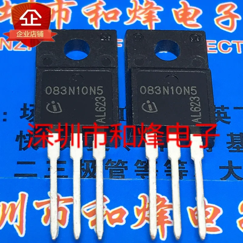 

10PCS/LOT IPA083N10N5 083N10N5 TO-220F 100V 44A Transistors On Stock Quality