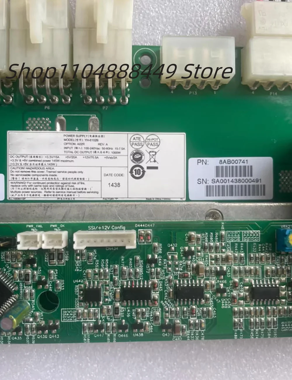 

A840R-G A840-G10 YH-6102B 8AB00741 Power backplane