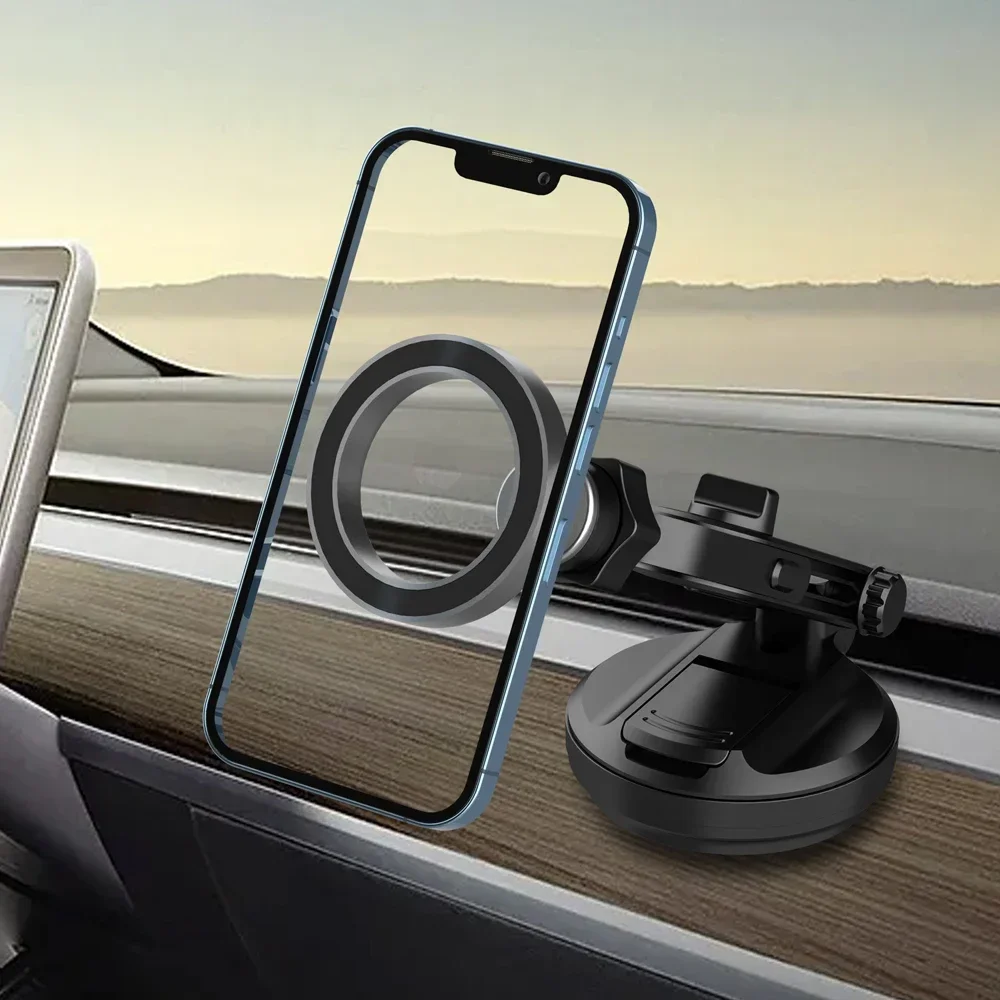 Magnetic Car Phone Holder Universal Dashboard Car Mobile Phone Stand Support Bracket Mount for iPhone MagSafe Samsung Xiaomi