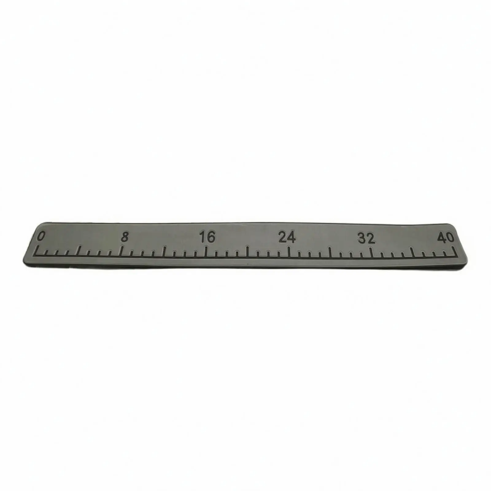 Non Slip Adhesive Boat Ruler EVA Foam Traction Pad for Surfboard Paddleboard Low Profile Deck Grip with Printed Scale Gray Black