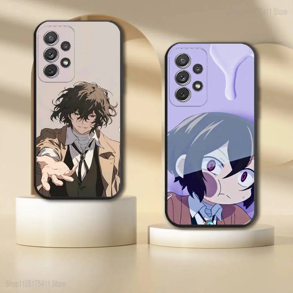 

Anime B-Bungo Stray Dogs Phone Case For Samsung S 25,24,23,22,30,21,10,9,Ultra,Plus,Lite,FE,4,5G Black Soft Case