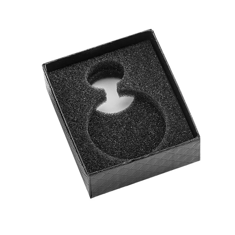 Rectangle Black Watch Box for Pocket Watches Classic Gift Boxes
