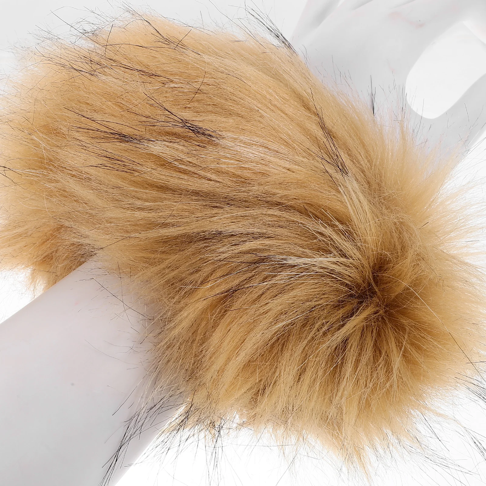 

Winter Furry H cuffs White Knit Glove Warmer Style H cuffs Fuzzy Warm Wrist Cuff Wrist Fuzzy H cuffs Cuff
