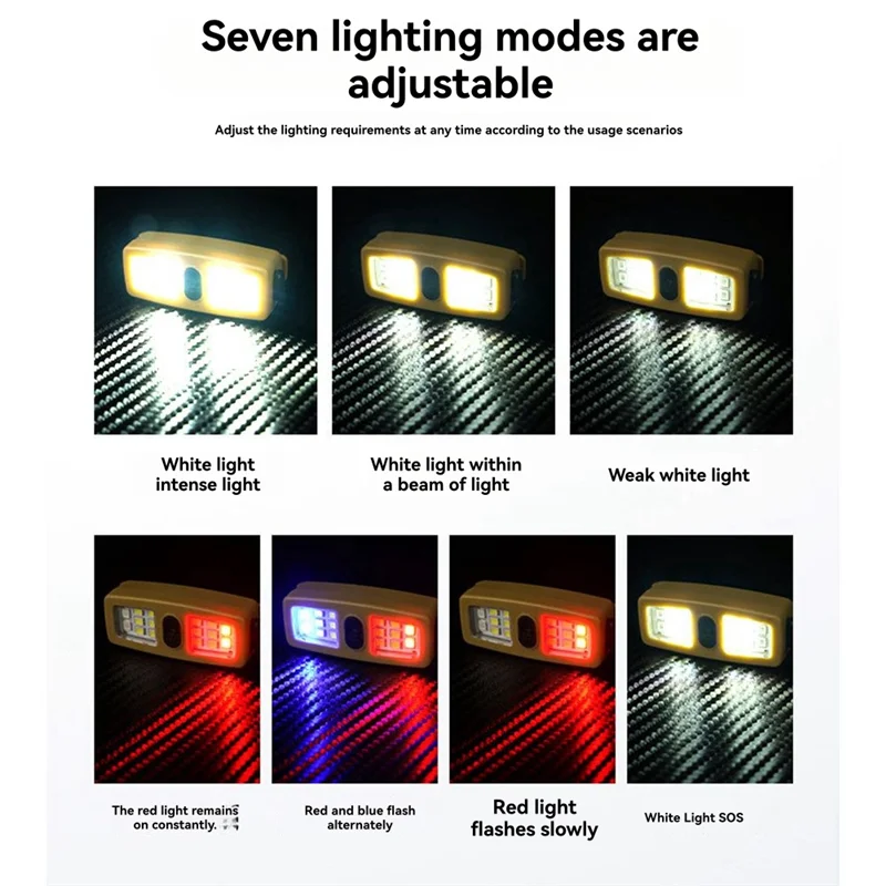 A92p clipe na bicicleta luz-pequena luz recarregável para corredores, ideal para caminhadas de cães à noite, acessórios de corrida perfeitos