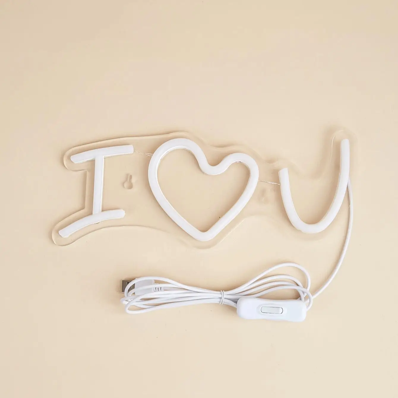 تشي باي LED النيون أنا أحبك USB بالطاقة النيون علامات ضوء الليل ثلاثية الأبعاد جدار الفن غرفة نوم غرفة المعيشة مصباح ديكور علامات