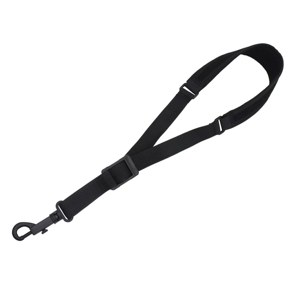 

Saxophone Strap Neck Hanging Shoulder Universal Belt Accessory Lanyard Black Supply