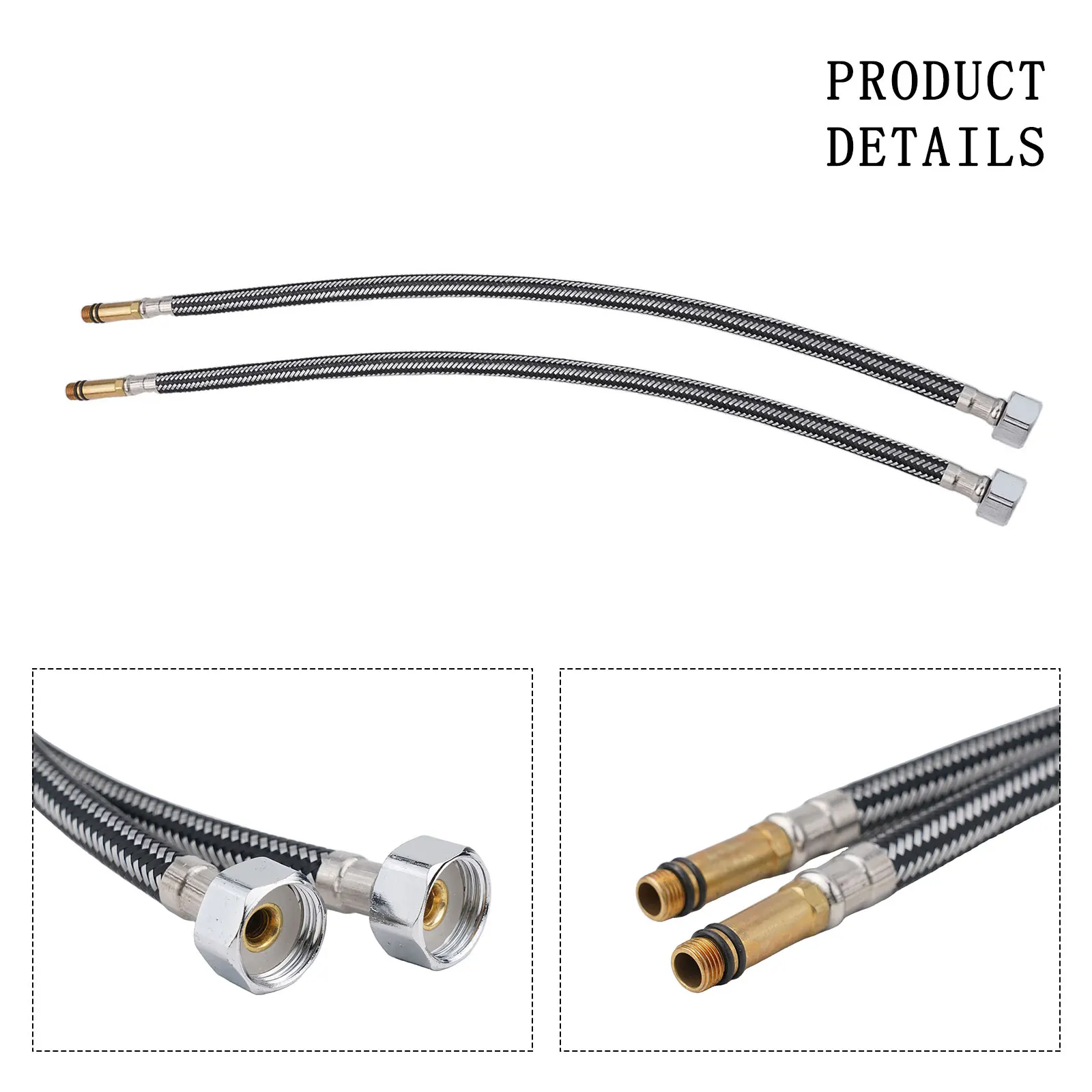 Brightness Connectors Flexible Braided Tube Long Lasting Nylon Braided Aluminum Wire PCS Package Content Bathroom