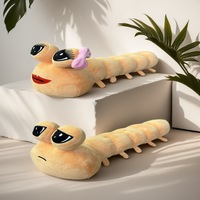 Mr Pou and Mrs Pou Plush Toy My Pet Alien Pou Plush Kawaii Alien Pet Doll Soft Pillow for Kids Birthday Christmas Gift