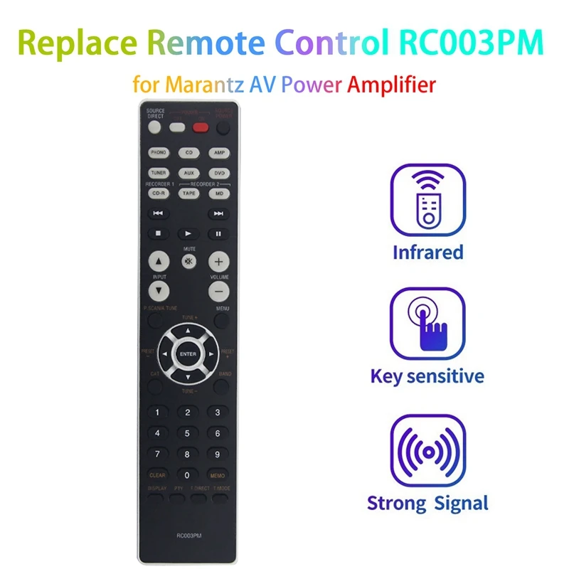 ABUO Replacement Remote Control RC003PM for Marantz AV Power Amplifier PM5003 PM5004 PM5005 PM6003 PM6005 PM6006 PM7003