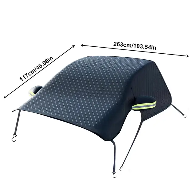Snow Windshield Cover Heavy Duty Waterproof Protector Weatherproof Car Snow Windshield Cover for Vehicle Frost Water Rain Wind 6
