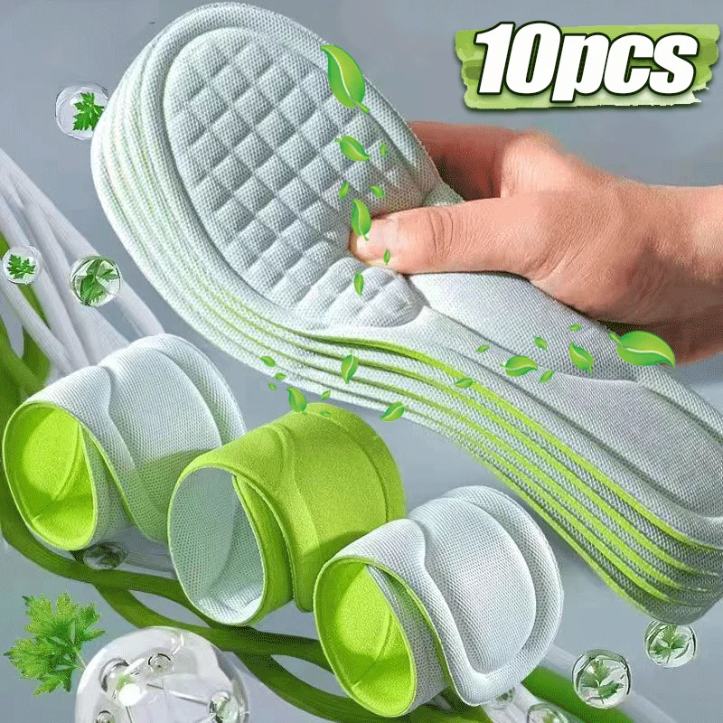 Memory Foam Insoles for Shoes Men Women Nano Antibacterial Massage Sport Insole Feet Orthopedic Shoe Sole Running Accessories