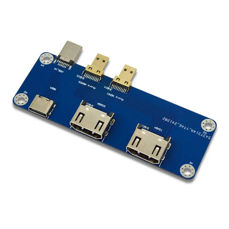 Exquisit-Für Raspberry Pi Micro -Kompatibel zu -Kompatibles Modul Dual 4K Ausgang Kompatibel mit Raspberry Pi 5/4B